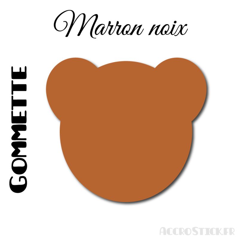 72 gommettes Ours 2.4 cm - Stickers polyvalents