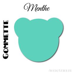72 gommettes Ours 2.4 cm - Stickers polyvalents
