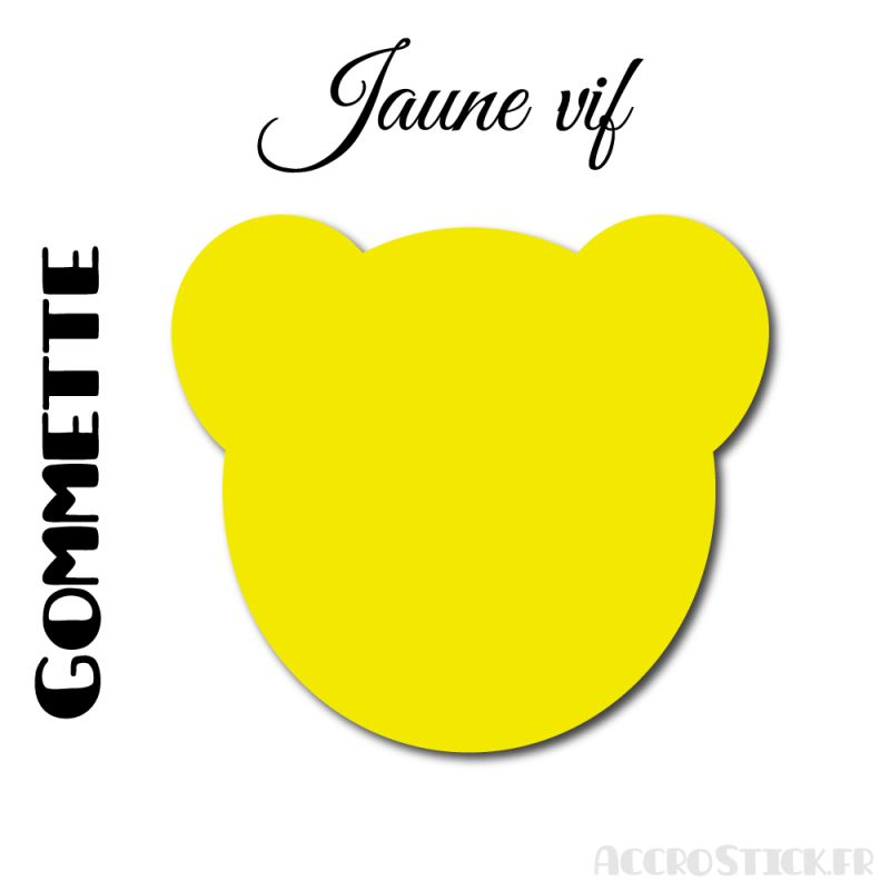 48 gommettes Ours 3 cm - Stickers polyvalents