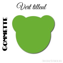 24 gommettes Ours 4 cm - Stickers polyvalents