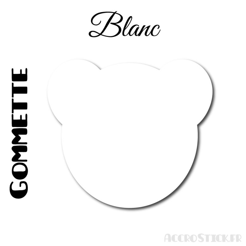 16 gommettes Ours 5cm - Stickers polyvalents