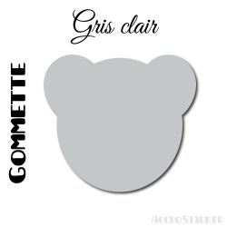 8 gommettes Ours 6 cm - Stickers polyvalents