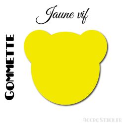 8 gommettes Ours 6 cm - Stickers polyvalents