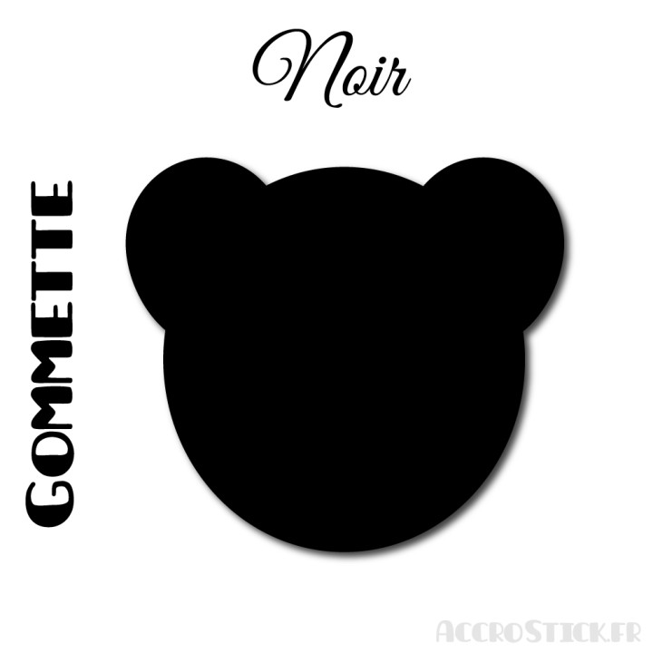 8 gommettes Ours 6 cm - Stickers polyvalents