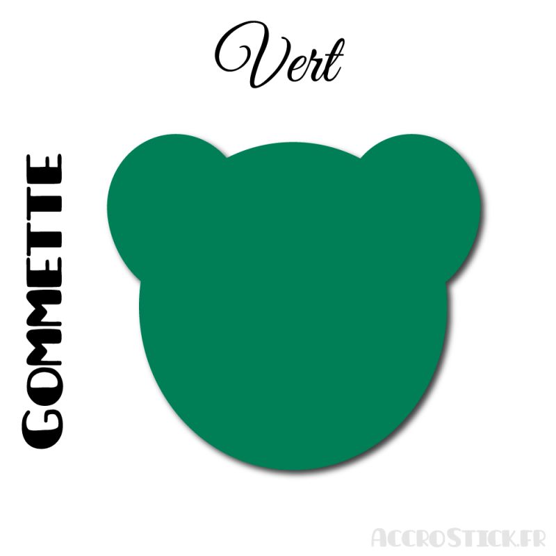 8 gommettes Ours 6 cm - Stickers polyvalents