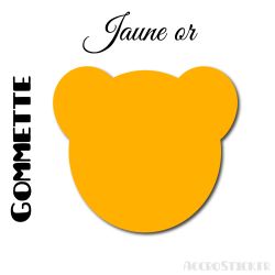 8 gommettes Ours 7 cm - Stickers polyvalents