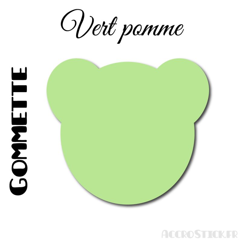 8 gommettes Ours 7 cm - Stickers polyvalents