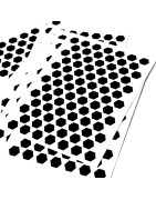 680 Hexagones 0,8 cm - Stickers mini gommettes
