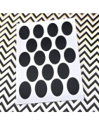 144 Ovales 1,4 cm - Stickers mini gommettes