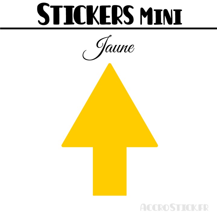 64 Flèches 2,4 cm - Stickers mini gommettes