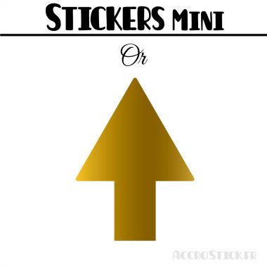 64 Flèches 2,4 cm - Stickers mini gommettes
