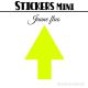 40 Flèches 3 cm - Stickers mini gommettes