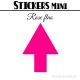 40 Flèches 3 cm - Stickers mini gommettes