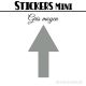 472 Flèches 0,8 cm - Stickers mini gommettes