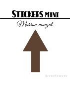 472 Flèches 0,8 cm - Stickers mini gommettes