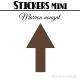 472 Flèches 0,8 cm - Stickers mini gommettes