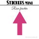 472 Flèches 0,8 cm - Stickers mini gommettes