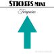 472 Flèches 0,8 cm - Stickers mini gommettes