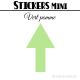 472 Flèches 0,8 cm - Stickers mini gommettes