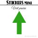 472 Flèches 0,8 cm - Stickers mini gommettes