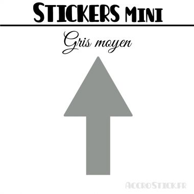 264 Flèches 1 cm - Stickers mini gommettes