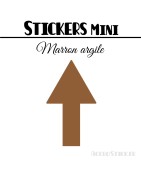 264 Flèches 1 cm - Stickers mini gommettes