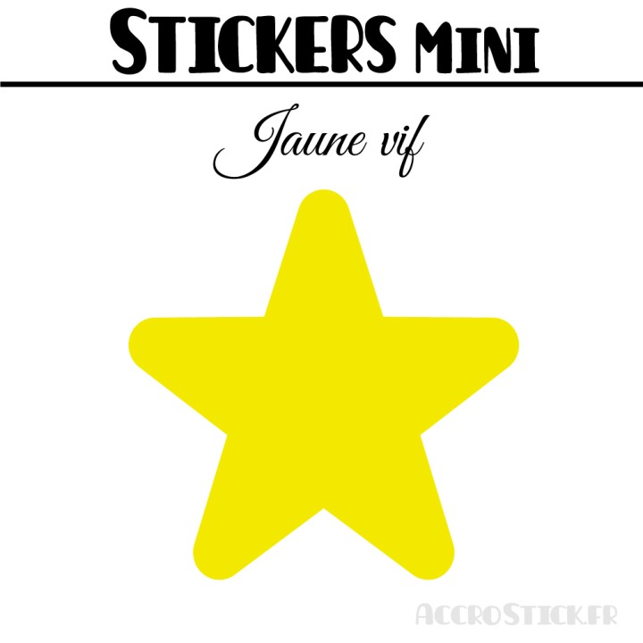 680 Stickers Etoiles 0,8 cm