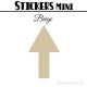 48 Flèches 2,4 cm - Stickers mini gommettes