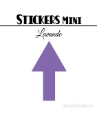 48 Flèches 2,4 cm - Stickers mini gommettes