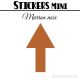 48 Flèches 2,4 cm - Stickers mini gommettes