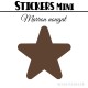 680 Stickers Etoiles 0,8 cm