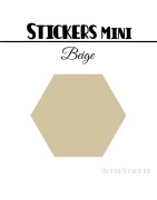 680 Hexagones 0,8 cm - Stickers mini gommettes