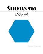 680 Hexagones 0,8 cm - Stickers mini gommettes