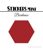 680 Hexagones 0,8 cm - Stickers mini gommettes