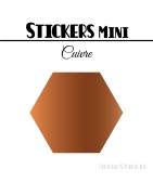 680 Hexagones 0,8 cm - Stickers mini gommettes