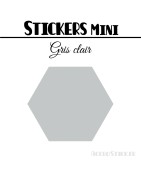 680 Hexagones 0,8 cm - Stickers mini gommettes
