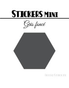 680 Hexagones 0,8 cm - Stickers mini gommettes
