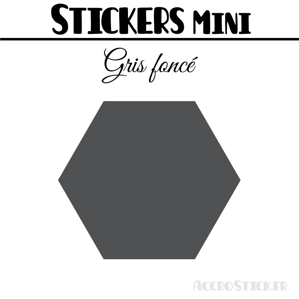680 Hexagones 0,8 cm - Stickers mini gommettes 680 Hexagones 0,8 cm - Stickers mini gommettes
