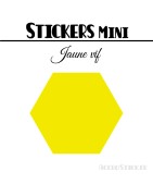 680 Hexagones 0,8 cm - Stickers mini gommettes
