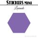 680 Hexagones 0,8 cm - Stickers mini gommettes