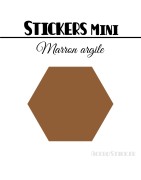 680 Hexagones 0,8 cm - Stickers mini gommettes