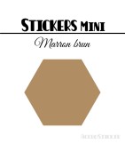 680 Hexagones 0,8 cm - Stickers mini gommettes