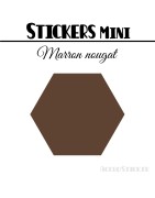 680 Hexagones 0,8 cm - Stickers mini gommettes