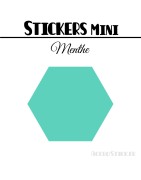 680 Hexagones 0,8 cm - Stickers mini gommettes