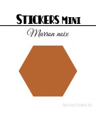680 Hexagones 0,8 cm - Stickers mini gommettes
