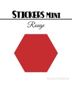 680 Hexagones 0,8 cm - Stickers mini gommettes