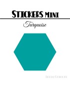 680 Hexagones 0,8 cm - Stickers mini gommettes