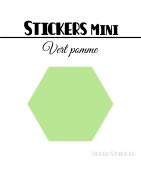 680 Hexagones 0,8 cm - Stickers mini gommettes