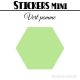 680 Hexagones 0,8 cm - Stickers mini gommettes