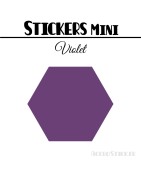 680 Hexagones 0,8 cm - Stickers mini gommettes